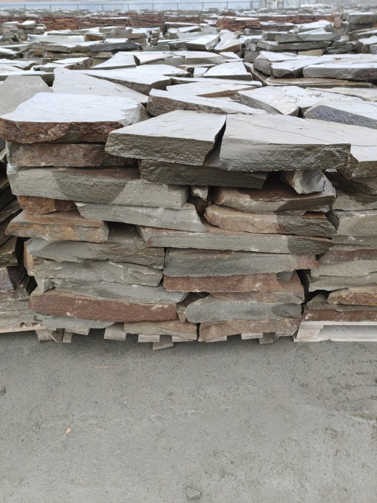 Плитняк песчаник серо-зелёный для мощения 60-65 мм купить в Снежинске