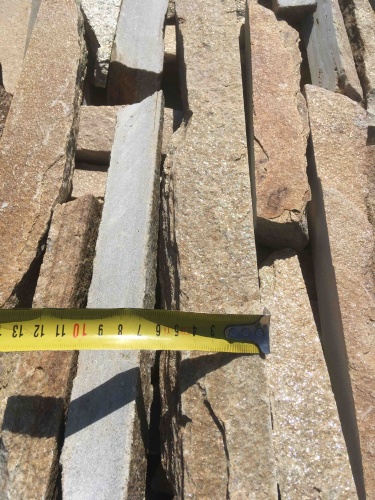 Горбушка златолит золотистый для облицовки купить в Снежинске