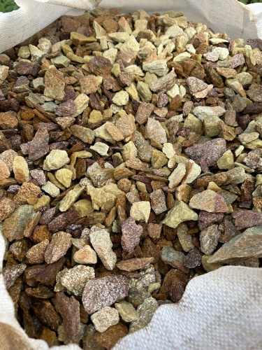 Златолит персиковый декоративная каменная крошка купить в Снежинске