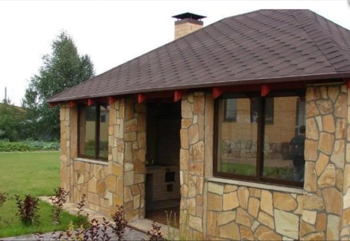 Плитняк златолит жёлтый золотистый для фасада 1,5-3см купить в Снежинске