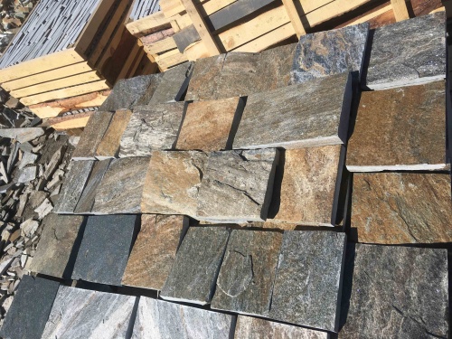 Плитка пилёная златолит Уральский для фасада купить в Снежинске