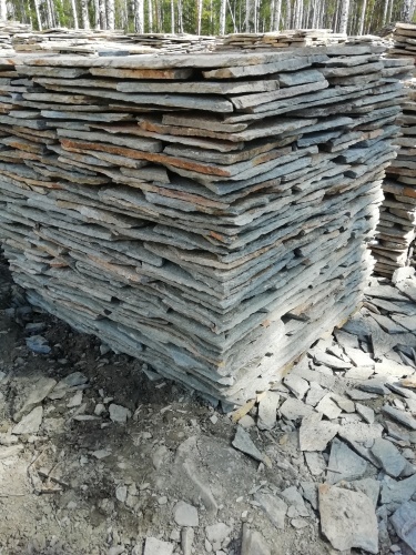 Плитняк златолит Уральский для цоколя, отмостки купить в Снежинске